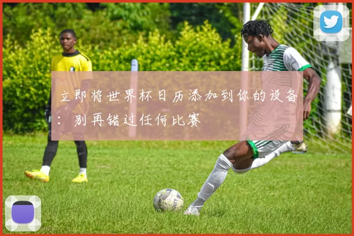 立即将世界杯日历添加到你的设备:别再错过任何比赛
